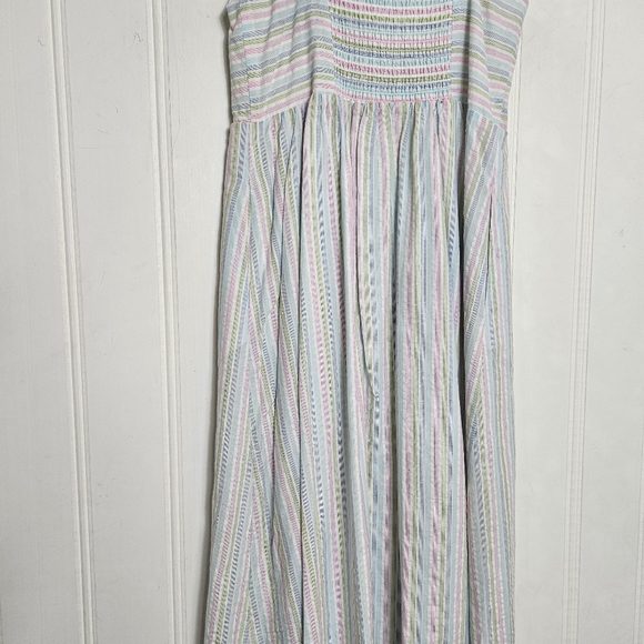 Modcloth Midi Dress Womens Size S Pastel Stripes Quite Clearly Charismatic - Picture 10 of 16